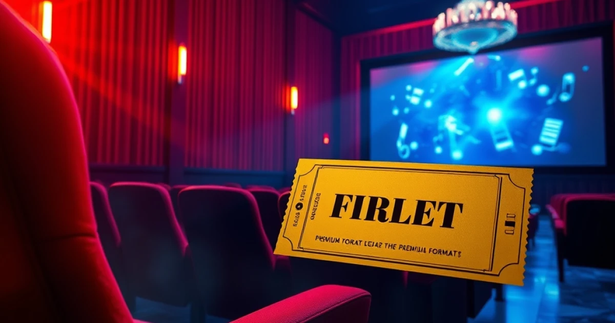 AMC, premium format, sinema teknolojisi, bilet satışları, salon deneyimi