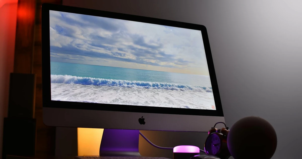 benq, monitör, mac, 5k ekran, tasarım, parlak yüzey, profosyonel