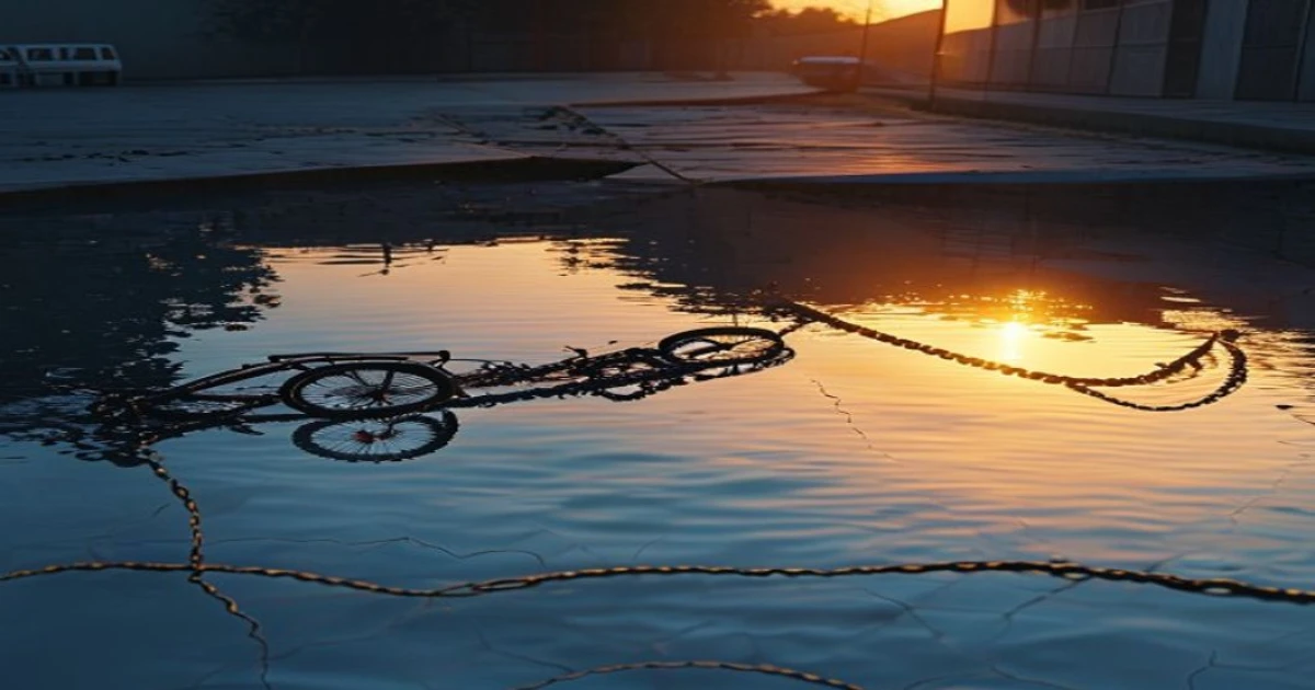 cyclist arrested at reflecting pool