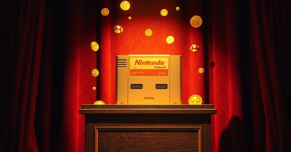nintendo, super mario bros, retro oyunlar, koleksiyon, müzayede, video oyunları tarihi, oyun pazarı