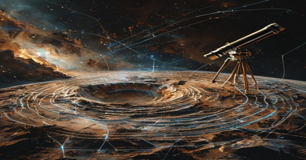 google haritalar, meteorit, krater, amatör astronom, uzay keşfi, uydu haritası, jeoloji