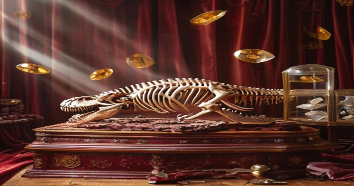 müzayede, dinozor fosili, tyrannosaurus rex, sotheby's, paleontoloji